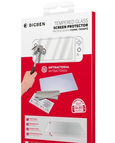 Протектор за екран Big Ben Tempered Glass Screen Protector (Nintendo Switch OLED)