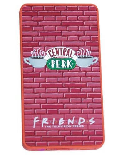 Портативна батерия Warner Bros - Central Perk Friends, 6000 mAh, многоцветна